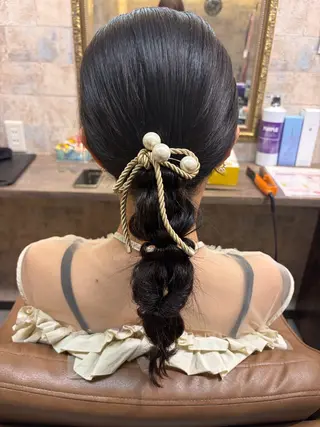 セミロング 前田 みのりのヘアスタイル