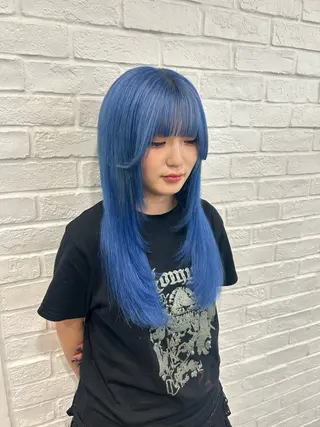 ミディアム MiRI💜地毛級 エクステ✖似合わせ技のヘアスタイル
