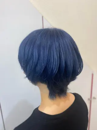 ショート ゆぴ☾/推しカラー /ハイトーンのヘアスタイル