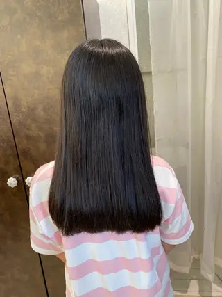 セミロング ママ美容師 Tsuchiyaのヘアスタイル