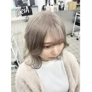 ロング カラー ヘアアレンジ エクステ7:30〜 LuciA\5900のヘアスタイル