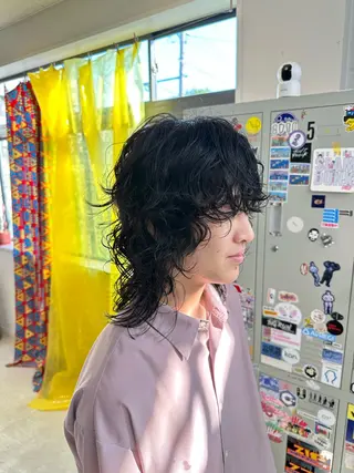 パーマ メンズ 井村 晃琉のヘアスタイル