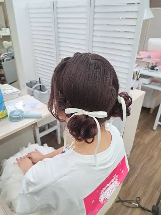 ヘアアレンジ ショート GLOSS心斎橋🌹 はるなのヘアスタイル