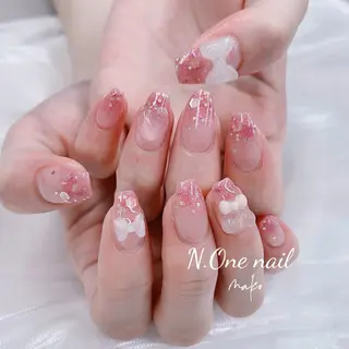 ネイル 長いだし/スカルプ/ パラシェルN.oneのネイルデザイン