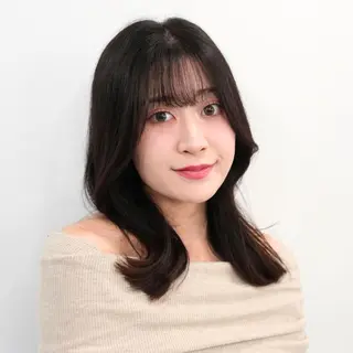 セミロング カラー Endearing 銀座/レイヤーカットのヘアスタイル