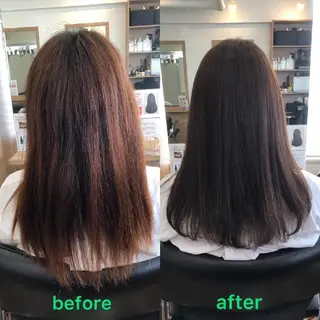ミディアム カラー 【うねり・広がり専門 】⭕イトムラのヘアスタイル