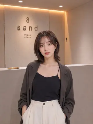 カラー 三木 紘汰のヘアスタイル