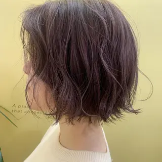 ショート カラー hubhair レイヤー/透明感のヘアスタイル