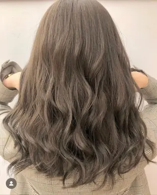 セミロング カラー パーマ ヘアアレンジ メンズ キッズ kotona 🤍miuraのヘアスタイル