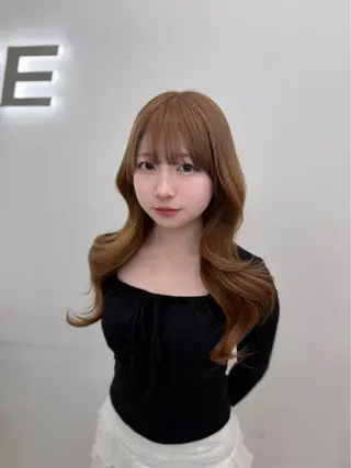 ロング カラー ヘアアレンジ 透明感カラー🎀艶髪 Anju/渋谷🎀のヘアスタイル