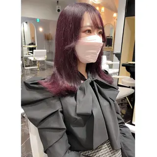 ロング カラー miyu /トレンド カラー×艶髪のヘアスタイル