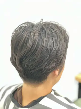 ショート メンズ THE PARK キシオカのヘアスタイル