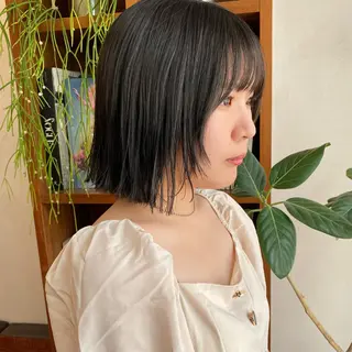 ショート カラー 似合わせレイヤー/ ケアパーマ/高倉のヘアスタイル