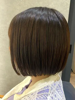 ショート 縮毛矯正/髪質改善 /野苅家のヘアスタイル