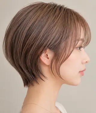 ショート ユヅキショート カットモデル様募集のヘアスタイル