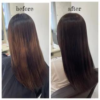 ロング カラー PutiLuca 浅川のヘアスタイル