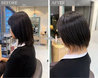 ミディアム 透明感カラー／ 艶髪／たなべだいのヘアスタイル