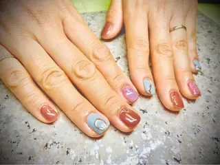 ネイル mau nail ,to skinのネイルデザイン