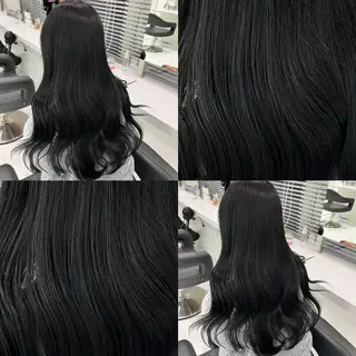 セミロング カラー ブリーチなし特化 美容師💖SAE💖のヘアスタイル