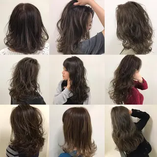 ロング カラー パーマ 髪質改善 Daisukiのヘアスタイル