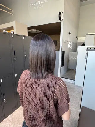 ミディアム レイヤー🫧艶カラー 横堤🧴秋積日向のヘアスタイル