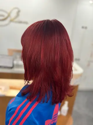 ミディアム SHIAN/ハイトー ン/🍒ゆな🍒のヘアスタイル