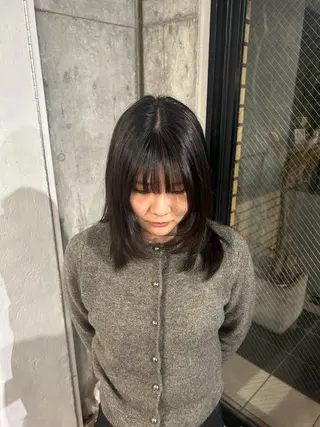 ミディアム カラー ハイトーンカラー💫 MITOのヘアスタイル
