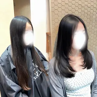 ミディアム 🫧似合わせ×透明感 ケアカラー清野🫧のヘアスタイル