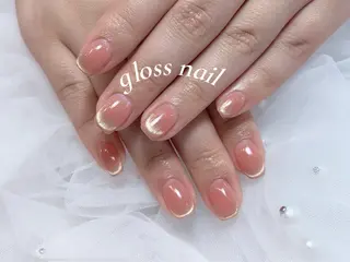 ネイル テンニン💞 gloss nailのネイルデザイン