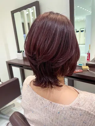 ミディアム カラー 【千葉駅南口歩1分】 MAKAのヘアスタイル
