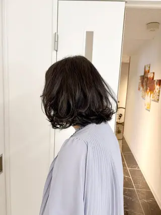 ミディアム 麥生田 秀太のヘアスタイル