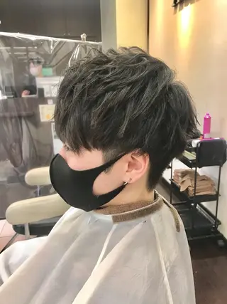 メンズ メンズ特化 メンズパーマ杉本のヘアスタイル