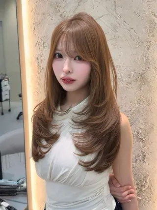 ロング 佐渡優 365連勤する美容師のヘアスタイル