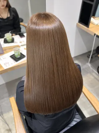 ロング カラー ブリーチ無しWカラー ・アレンジ🎀のヘアスタイル