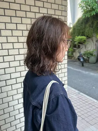 パーマ NAGISA髪質改善 &透明感カラー🪞のヘアスタイル