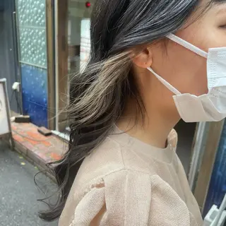 ロング カラー 北川 智海のヘアスタイル
