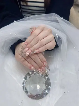 ネイル HANA 長さだしのネイルデザイン
