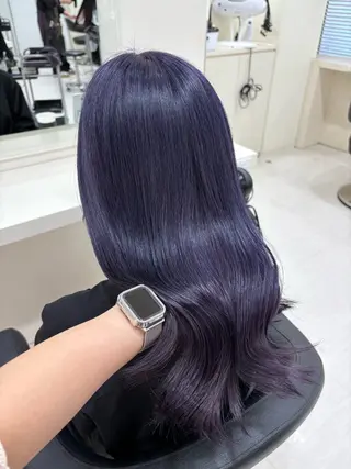 セミロング カラー 💟RINNA 艶カラー💟のヘアスタイル