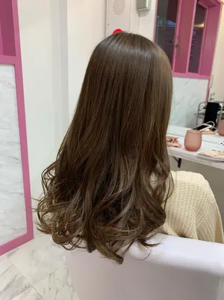 ロング カラー ✨透明感カラー×艶髪 ✨生神優季のヘアスタイル