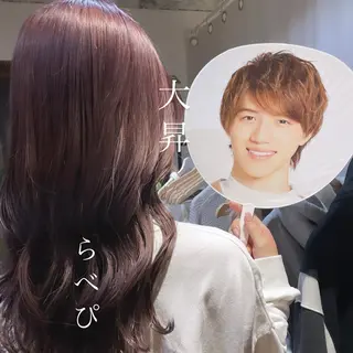 ロング カラー ヘアアレンジ REONA🪽✨薬院 レイヤーカット🫧のヘアスタイル