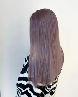 ロング カラー 美髪縮毛矯正✨ カラーが得意💪本間のヘアスタイル