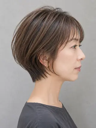 ショート 透明感color ハイトーン✨みくりのヘアスタイル