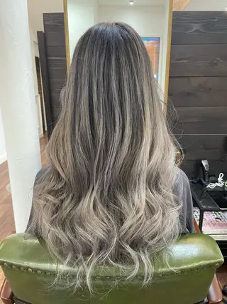 ロング 下林 雅明のヘアスタイル