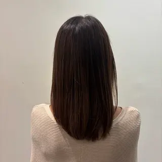 ミディアム カラー sizuk Yuraのヘアスタイル