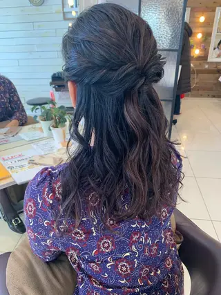 ヘアアレンジ 黒田瀬奈/ボブ まろやかベージュのヘアスタイル