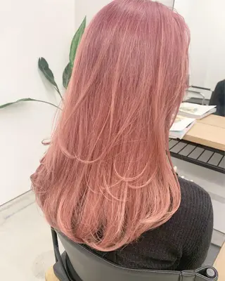 カラー 透明感カラー✂︎ /縮毛矯正/YUKAのヘアスタイル