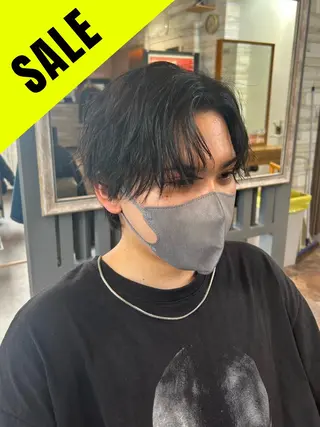 ショート パーマ HRK 1st.メンズサロンのヘアスタイル