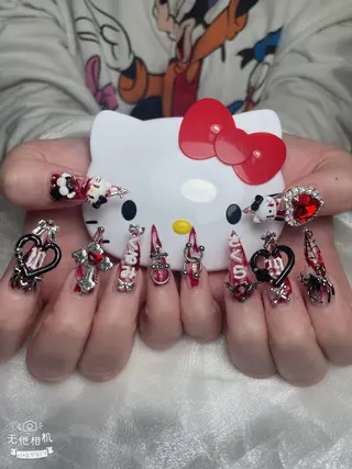 ネイル MoMoA Nail ネイル長さ出し専門店のネイルデザイン