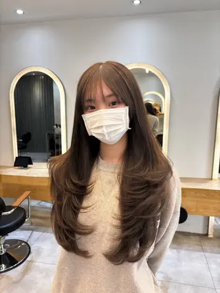 ロング 🍀祥吾🍀レイヤー ✨透明感カラー✨のヘアスタイル