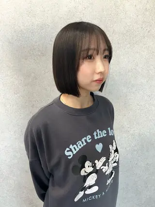 ミディアム 斉藤 陸のヘアスタイル